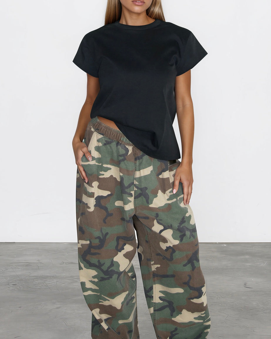 Noir Shoulder Pad Tee