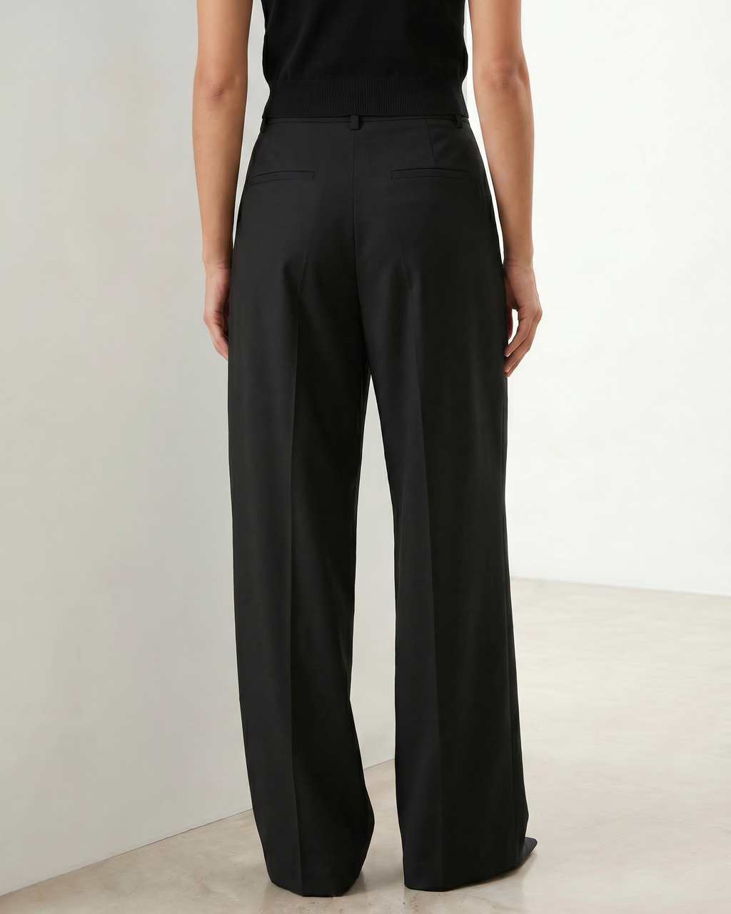 Tailored Wide Leg Trouser