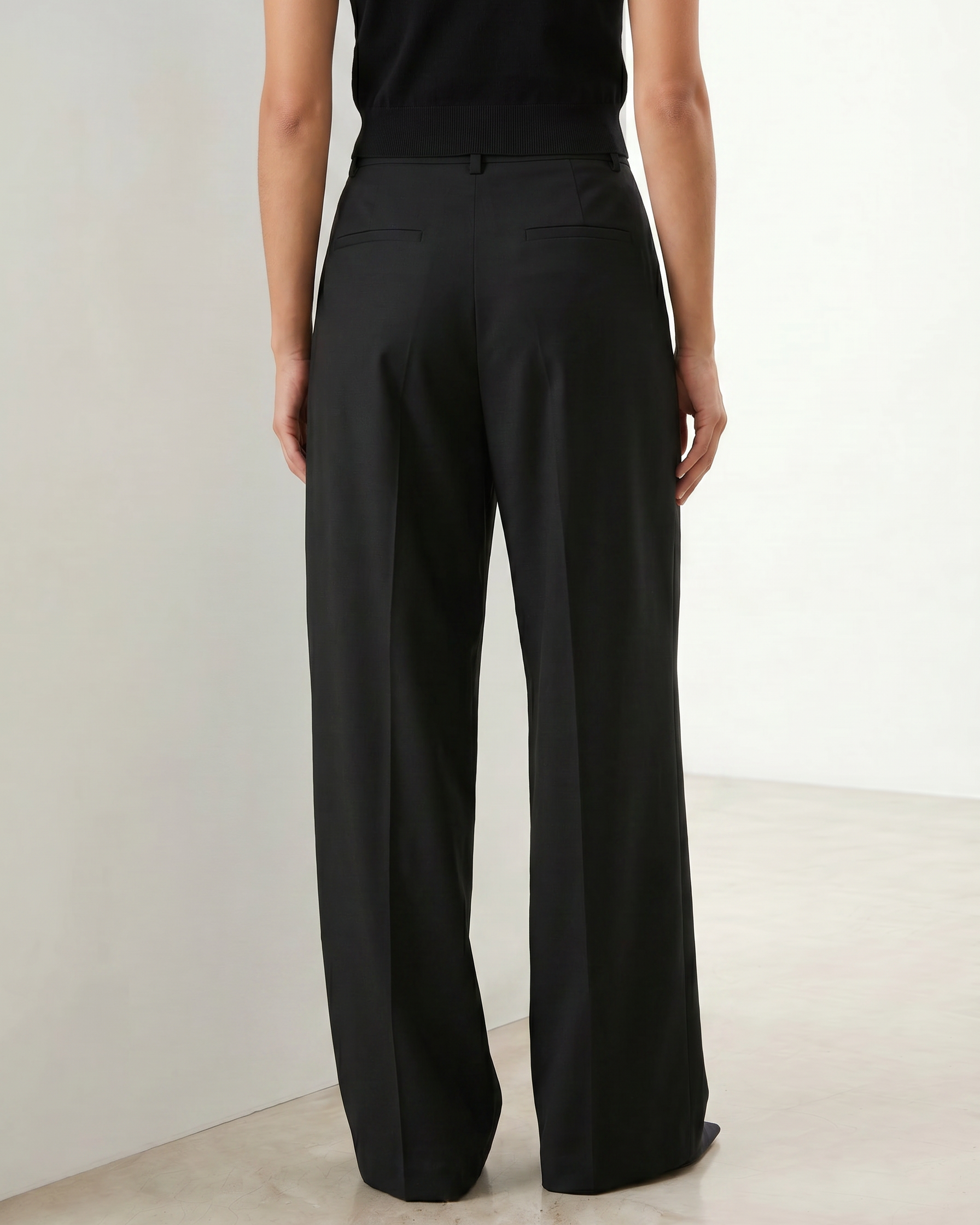 Tailored Wide Leg Trouser